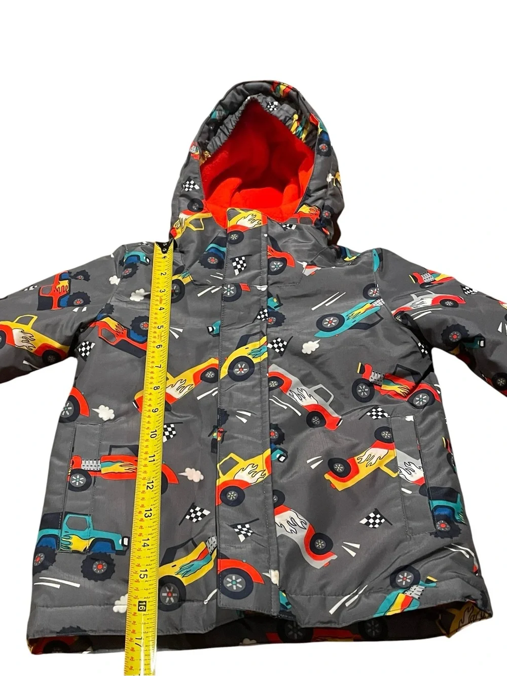 3T Childrens Place Puffer Coat Snowpants Bibs Boys Cars Trucks Jacket Overalls